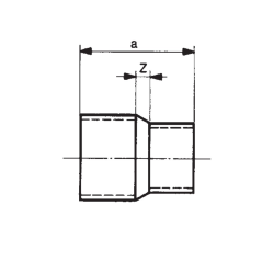 Conex Bänninger Redukcja mufowa miedziana 42x28mm do lutowania Cu 5240042028000